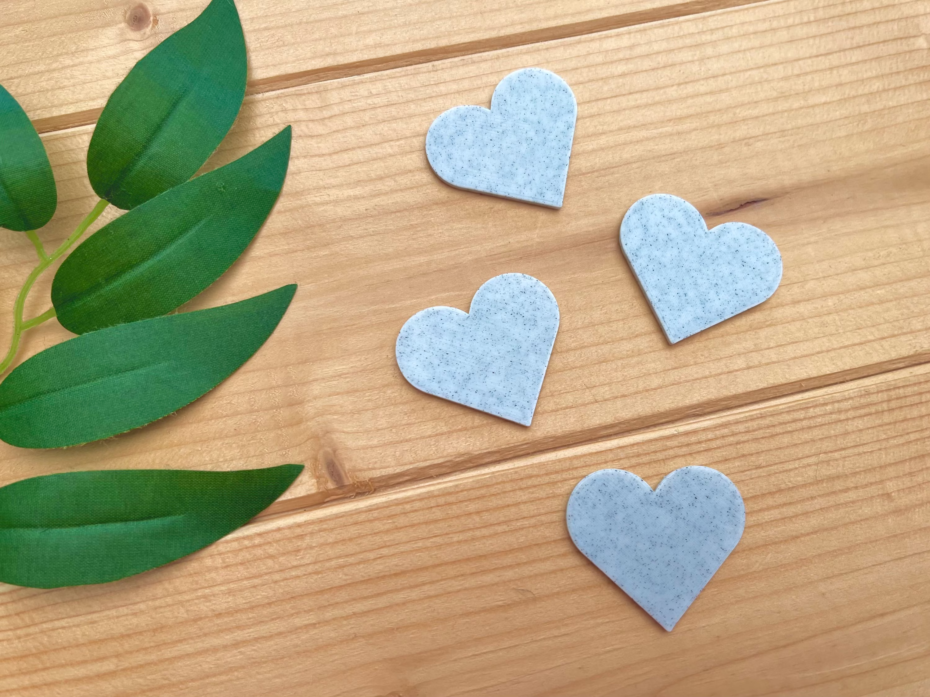 Love Heart Shaped Magnet Fridge Magnets Modern New Home Gift Kitchen Decor Grey Marble Picture Photo Holder