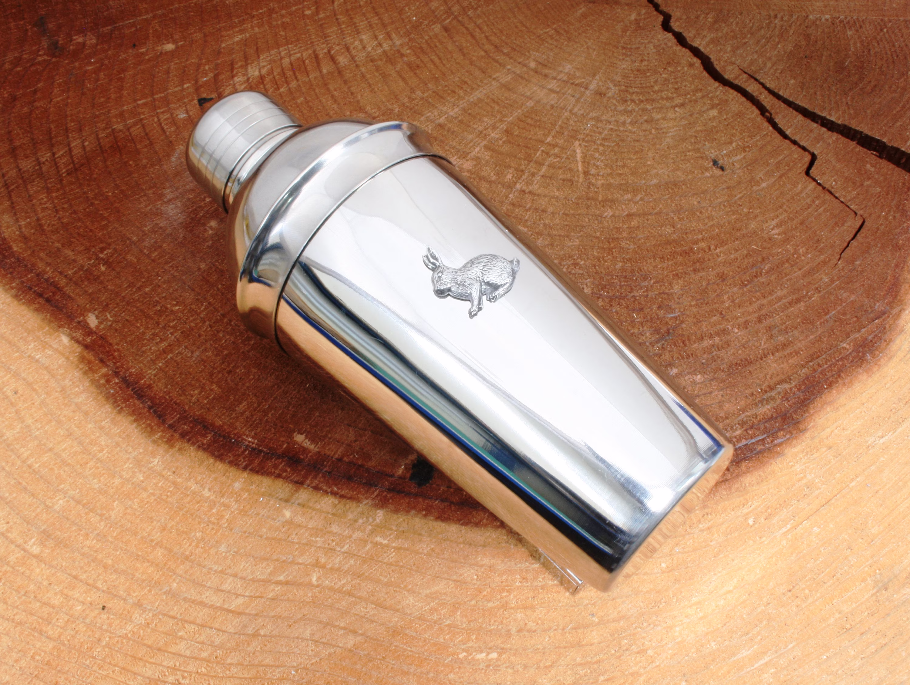 Rabbit Cocktail Shaker Mixer With Built in Strainer Barware Free Engraving 291