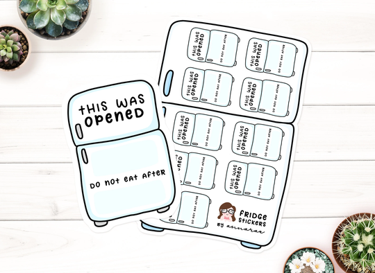 Fridge Stickers - Food Tracker, Expiry Date Tracker
