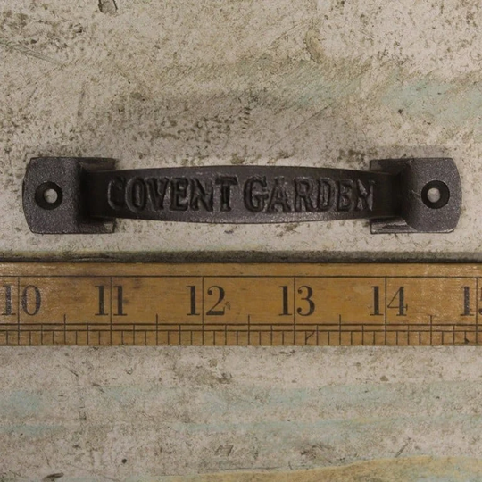 Covent Garden Cast Iron Door Pull Handle Rustic Industrial Drawer Knob Pack Of 1 Or 10
