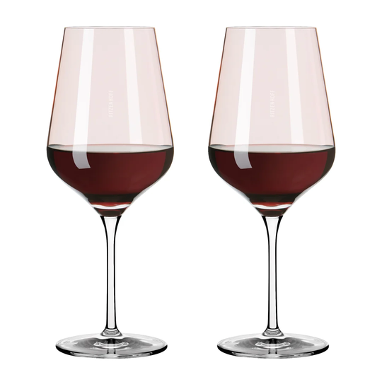 Fjordlicht 570ml Lead Free Crystal Red Wine Glass