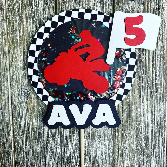 Quad/Atv Shaker Cake Topper