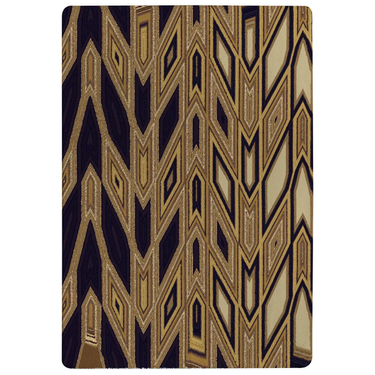 Irwin Tiles Shaggy Brown/Black Rug