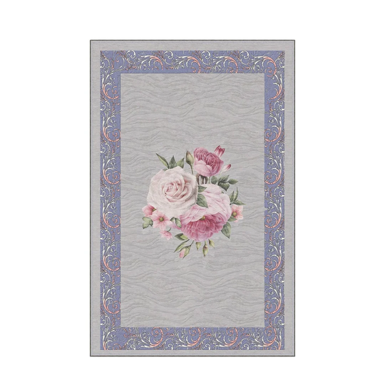 Raheem Flatweave Purple/Grey Rug