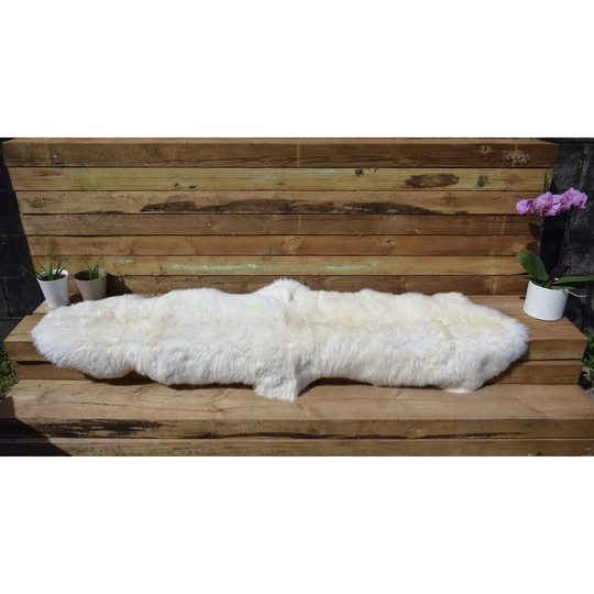 Gabriel Double Sheepskin White Rug
