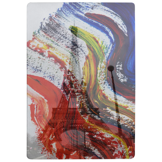 Gellert Paris in Paint Designer Shaggy Red/Green/Ivory Rug
