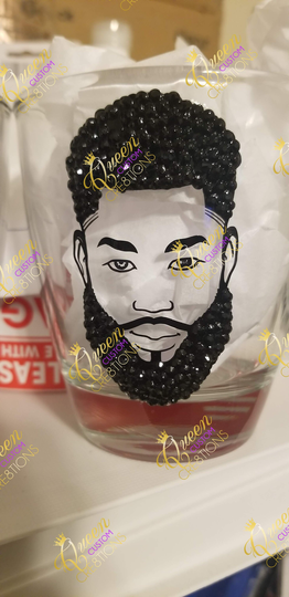 Blinged Out Whiskey Glass