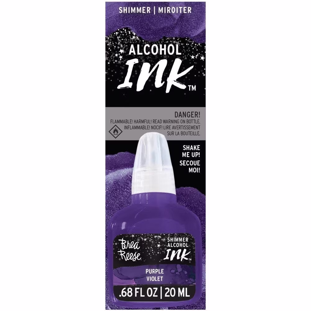 Brea Reese - Alcohol Ink .68 Oz Shimmer Purple