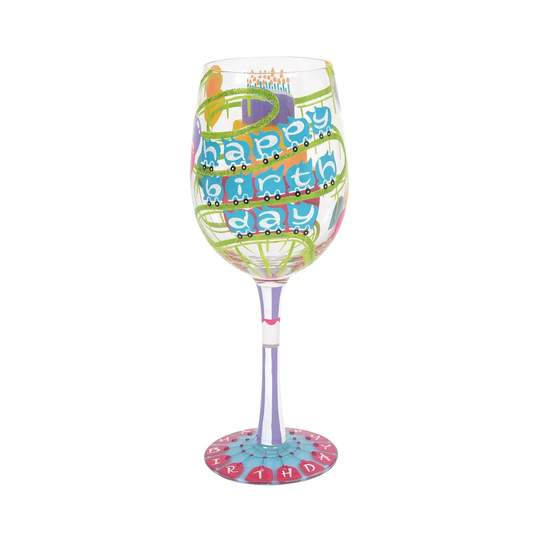 Happy Birthday 42.5ml All Purpose Wine Glass