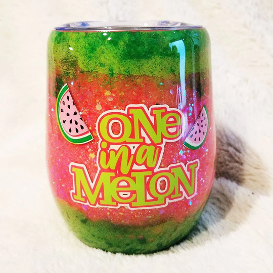 Watermelonglitter Wine Tumbler