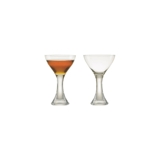 Anton Studio Designs Set of 2 Manhattan Martini Cocktail Glasses