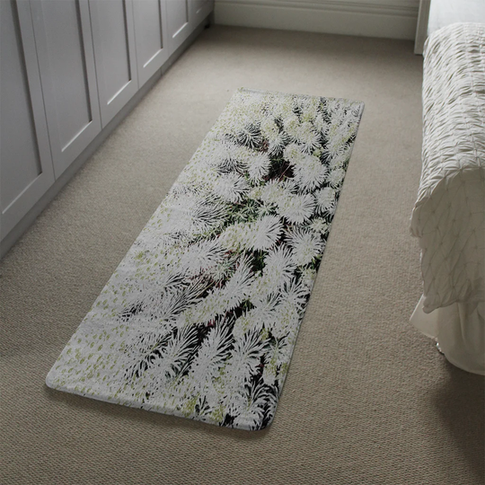 Lamas Beautifully Designer Shaggy White/Green Rug