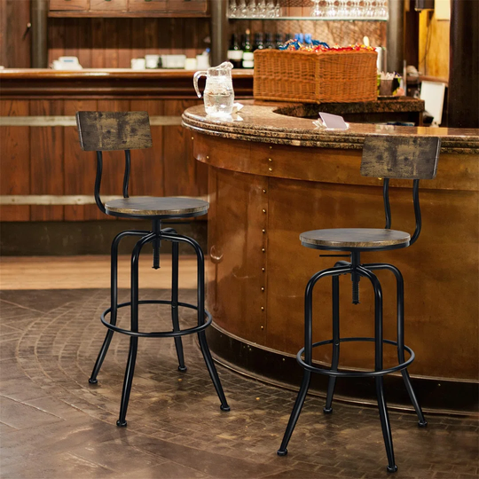Tengelsen Height Adjustable Swivel Bar Stool