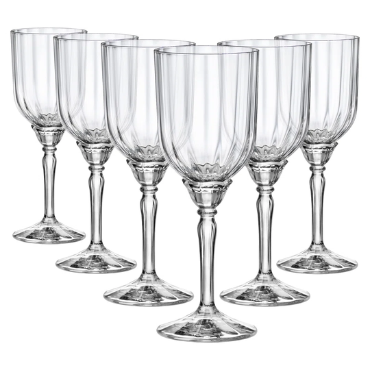 Bormioli Rocco Florian Cocktail Glasses - 245Ml - Clear - Pack Of 6