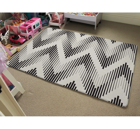 Oleson Shaggy White Area Rug