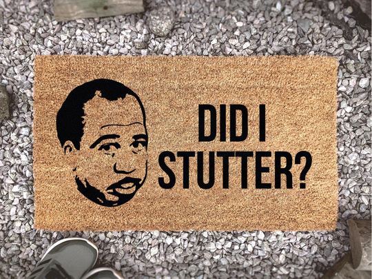 The Office Stanley Quote Doormat - Well, Well How Turn Tables Tv Show Gift Joke Michael Scott