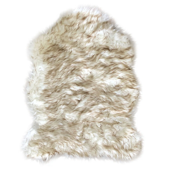 Bostick Flatweave White/Brown Rug