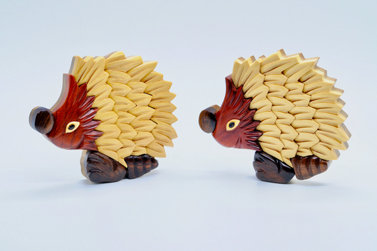 Hedgehog Handmade Wooden Fridge Magnet | Cute Animal Fridge Magnet Decor