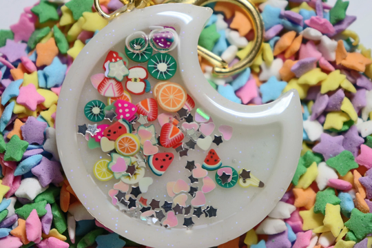 Glow-In-The-Dark Resin Keychain