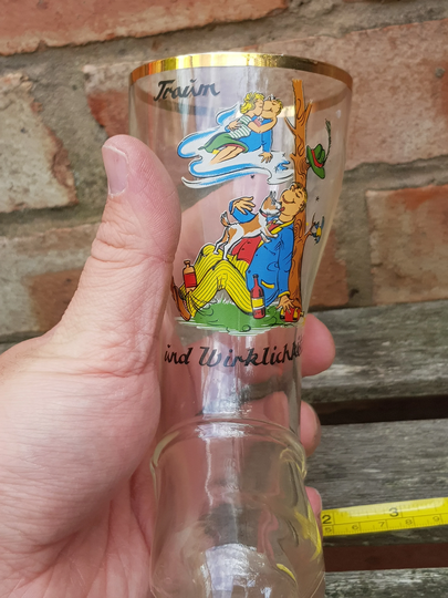 Vintage German Glass Piece Boot Beer Item Unusual Design 1950S Comical Kitsch