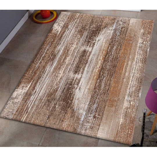 Sartain Flatweave Brown Rug