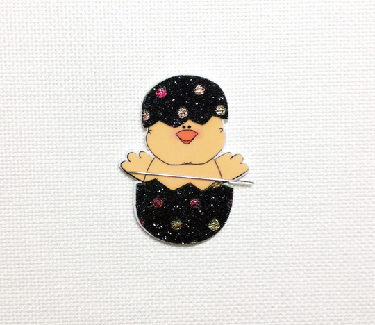 Sparkly Easter Chick Needle Minder For Cross Stitch | Embroidery Cover Diamond Painting