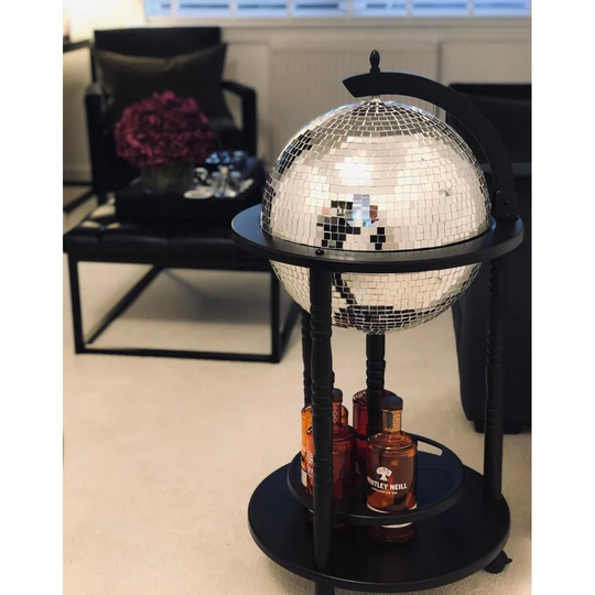 Disco Globe Bar with Wine Storage