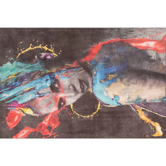 Dazmine Blue/Red/Black Rug