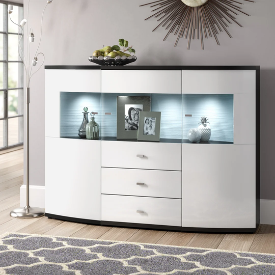 Britley 160 Cm Wide 2 Drawer Highboard