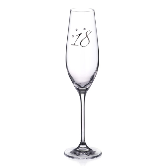 Swarovski 210ml Lead Free Crystal Flute