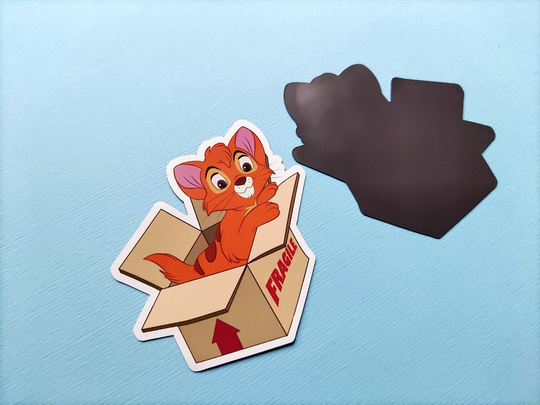 Oliver & Company Kitty Cat Fridge Magnet Gift