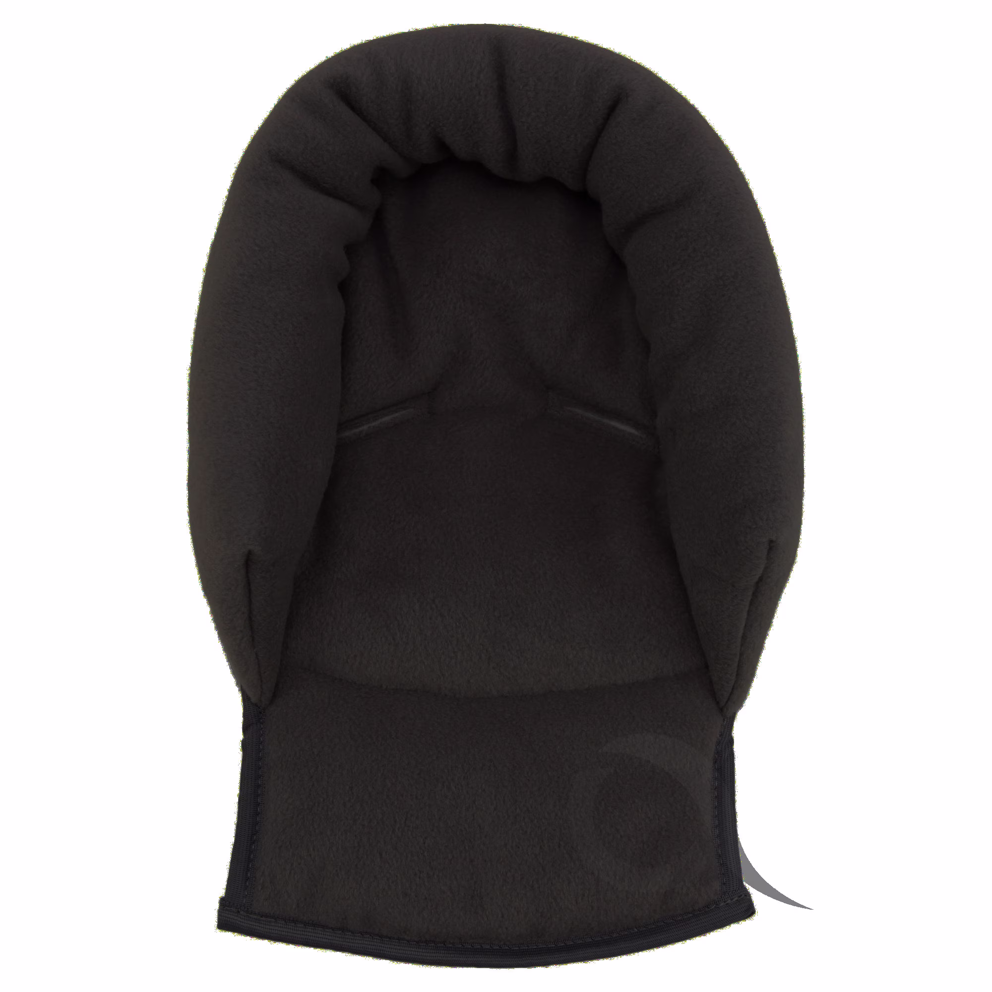 Universal Anti-Shake Car Seat Pillow To Support Child's Head Soft Black Fleece