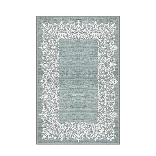 Gomez Flatweave Blue/White Rug