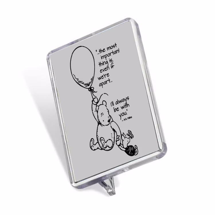 I'll Always Be With You Pooh Cartoon Themed Funny Fridge Magnet