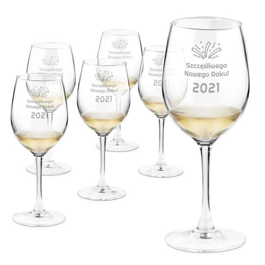 Maverton Wine Glasses For Man - Christmas Gift Wine Lover Set Her Engraved Glassware Couples For Connoisseur