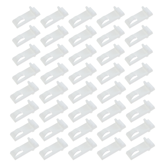40pcs Shelf Support Pegs for 16mm 18mm Thickness Book Shelf 5kg Load Plastic