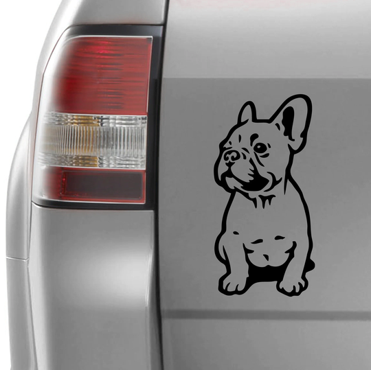 French Bulldog Sticker | Vinyl Dog Decal Window Decal Laptop Car Animal