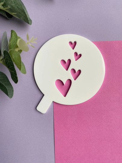 Heart Cute Coffee Stencil - Cappuccino Drinks Gifts For Barista- New Home Gift