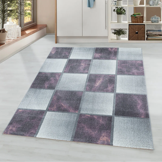 Laymon Purple/Grey Rug