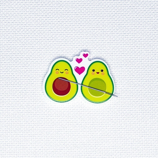 Avocado Cuties Needle Minder For Cross Stitch | Embroidery Cover Diamond Painting