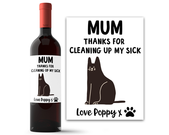 Cat Lover Gift For Women - Mom Best Ever Mother Wine Owner Meowy Christmas