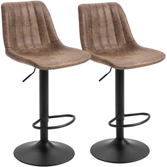 Helotes Height Adjustable Swivel Bar Stool
