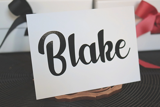 Vinyl Name Stickers, Personalised Decal, Custom Labels, Diy Tag, Party Favour, Home Organisers