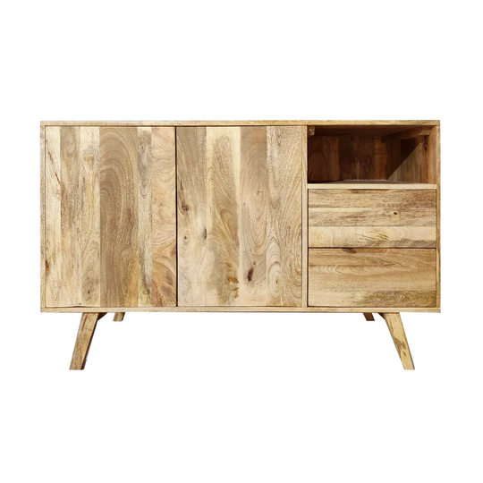 Crowell 120 Cm Wide 2 Drawer Mango Wood Sideboard