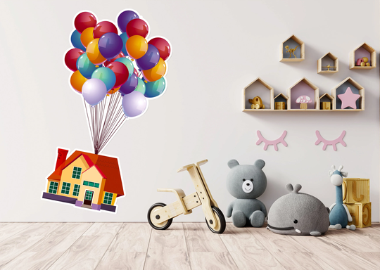 Adventure Is Out There, Up House With Balloons, Travel Wall Decal, Mountain Sticker