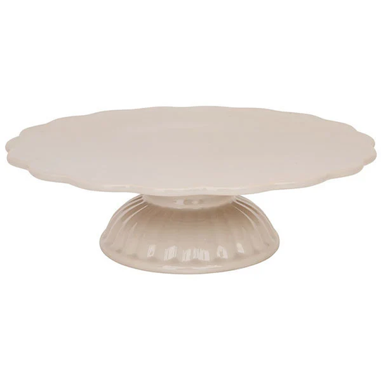 Stone Ware Latte Mynte Footed Display Cake Stand Plate By Ib Laursen 29 cm