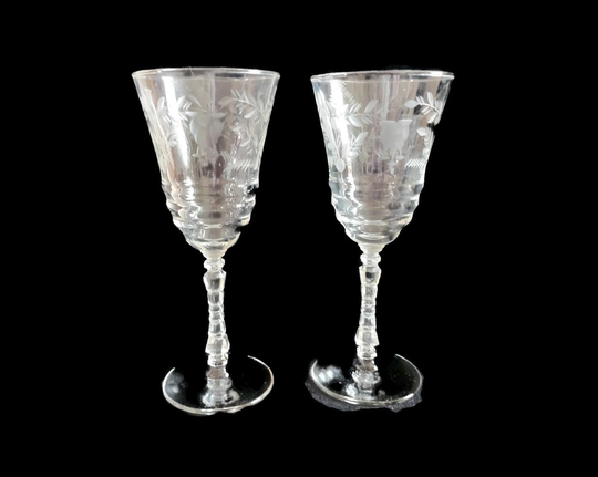 Libbey Rock Sharp 3005-18 Set Of 2 Water Goblets