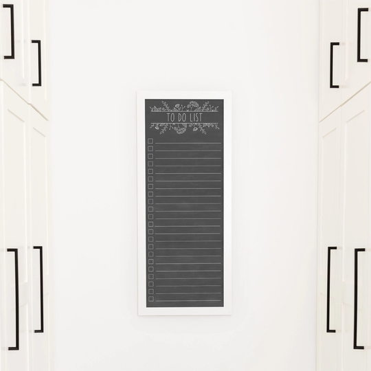Large Framed To Do Checklist Chalkboard Style Dry Erase Board For Wall Home Office Decor