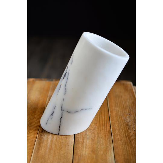 Marble Wine/Champagne Holder, Bottle Chiller, White Lilac