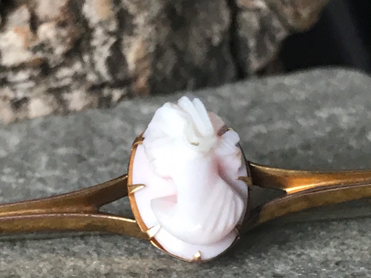 A Pretty Victorian/Edwardian Cameo Bar Brooch Sku3767